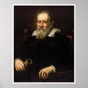 Poster Grandes oeuvres d'art Galileo Galilei