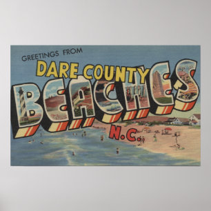 Poster Grandes scènes de lettre - plages du comté de