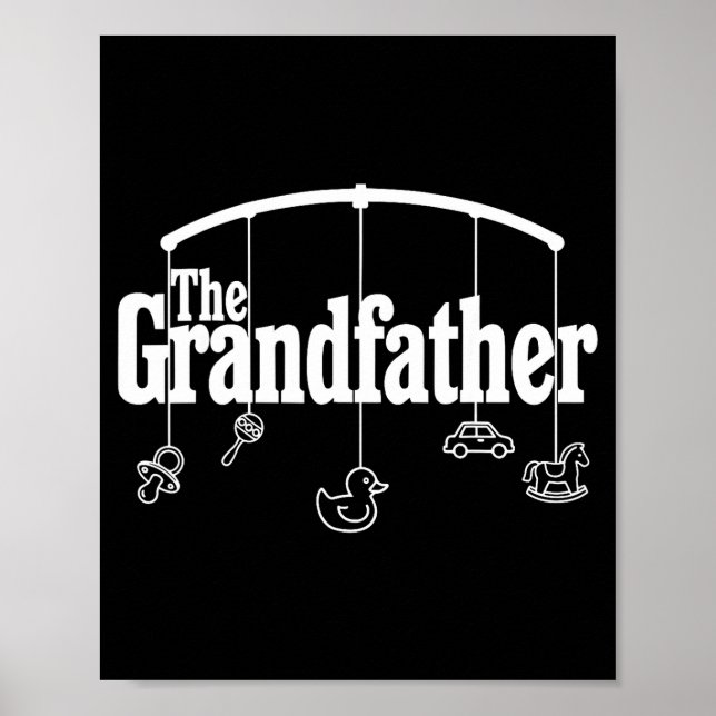Poster Grandfather Funny Quote Design For Grandpas  (Devant)