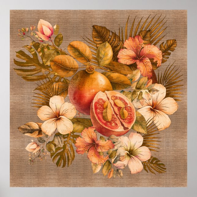 Poster Grandma Manuela's Guavas (Cretonne) (Devant)