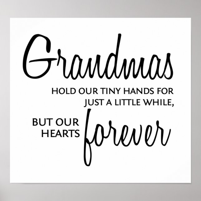 Poster Grandmas Forever (Devant)