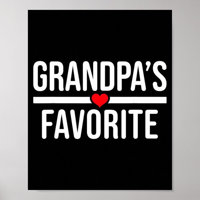 Poster Grandpa's Favorite  (Devant)