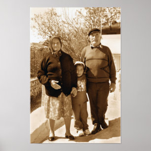 Poster Grands-parents fiers