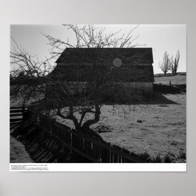 Poster Grange contre Soleil (tache de torche), mars 1962 (Devant)