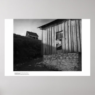 Poster Grange et pierre, mars 1962