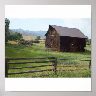 Poster Granges pittoresques