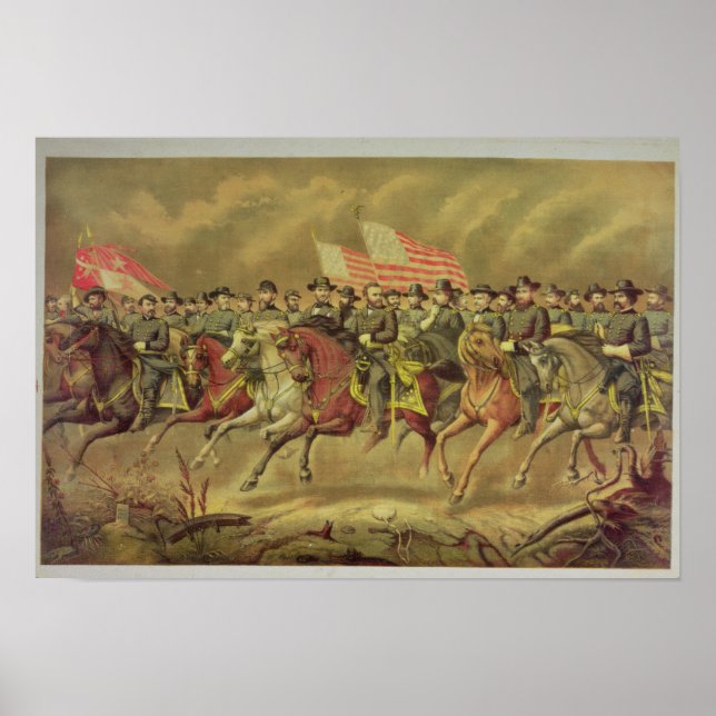 Poster Grant et ses officiers (Devant)