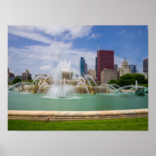 Poster Grant Park City View (Devant)