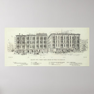 Poster Grant West side Sutter et Bush