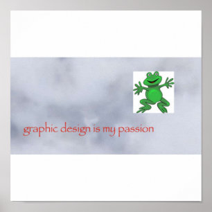 Poster Graphic Design est mon mème de passion