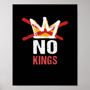 Poster Graphique Anti-Vintage Sans Rois