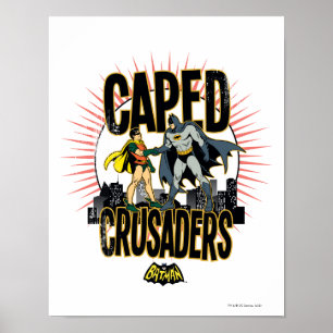 Poster Graphique Caped Crusaders