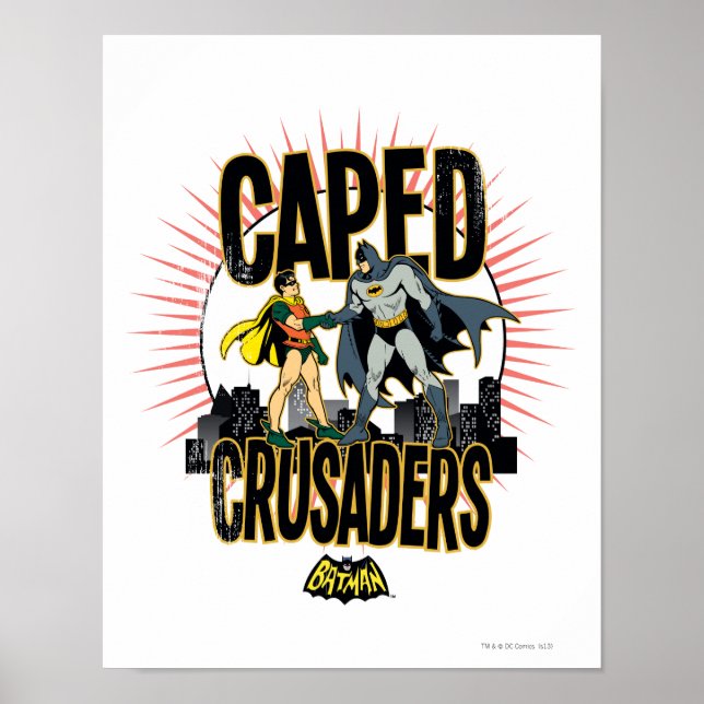 Poster Graphique Caped Crusaders (Devant)