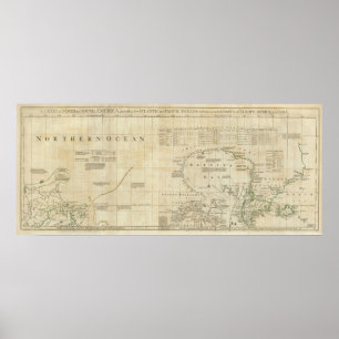 Poster Graphique contenant une partie de la mer d'Icy