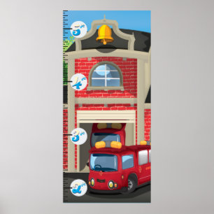 Poster Graphique Croissance des postes d'incendie