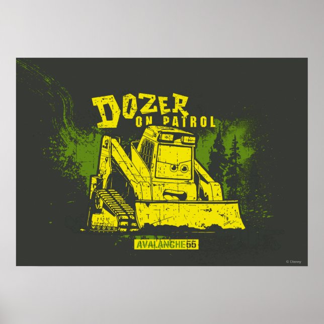 Poster Graphique d'avalanche (Devant)