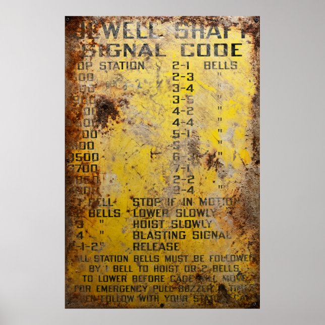 Poster Graphique de communication de l'arbre de mine (Devant)