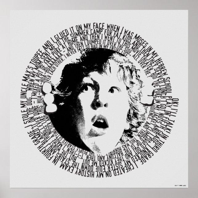 Poster Graphique de confession des Goonies Chunk (Devant)