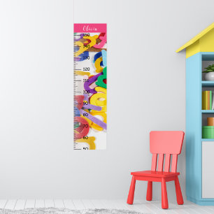 Poster Graphique de croissance alphabétique couleur migno