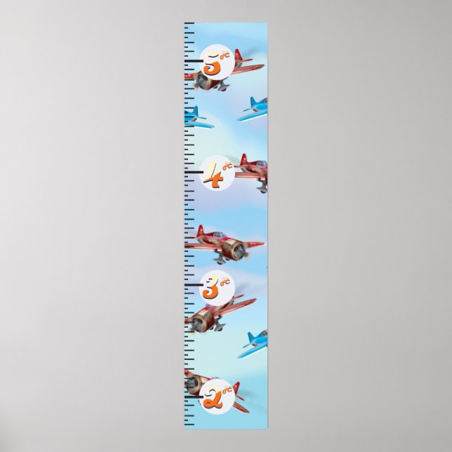 Poster Graphique de croissance des bi-aéronefs (Devant)