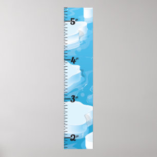 Poster Graphique de croissance des glaces