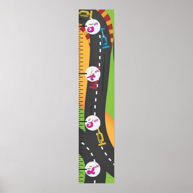 Poster Graphique de croissance du Grand Prix. (Devant)