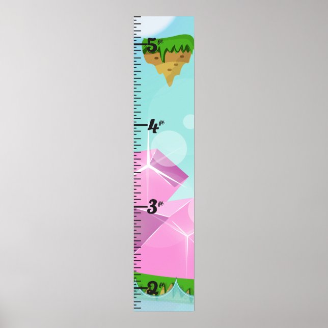 Poster Graphique de croissance du jeu rétroactif (Devant)