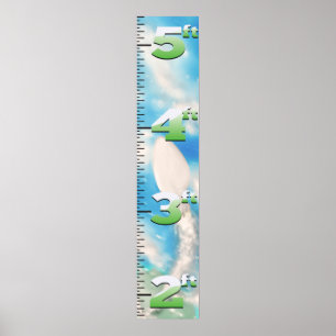 Poster Graphique de croissance du lancement de fusées