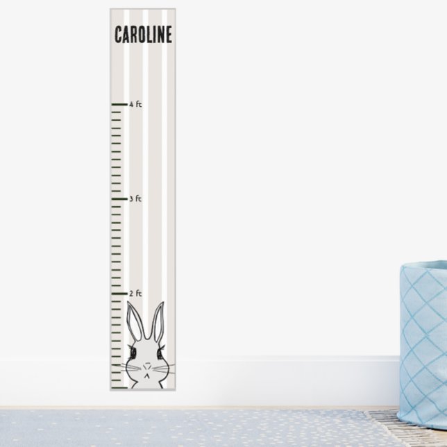 Poster Graphique de croissance du lapin de lapin en bande (Créateur téléchargé)