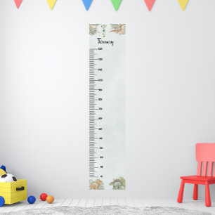 Poster Graphique de croissance personnalisé avec monogram