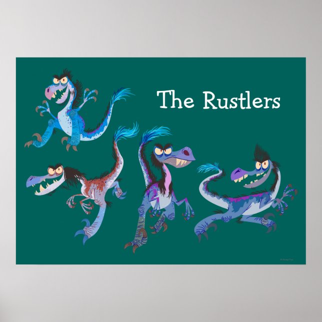 Poster Graphique de groupe de Raptor (Devant)