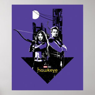 Poster Graphique de Kate Bishop & Hawkeye Arrow