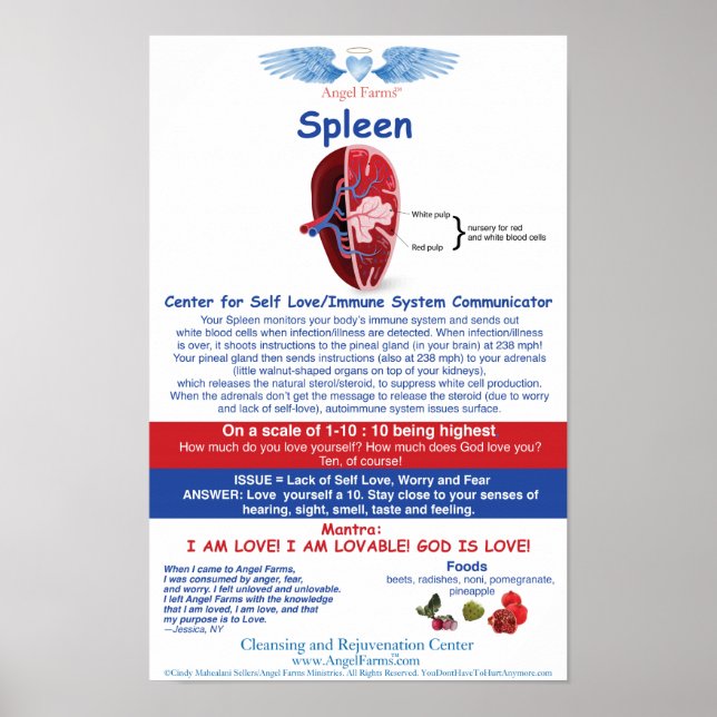 Poster Graphique de la rate des fermes angéliennes (Devant)