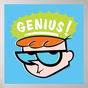 Poster Graphique de légende Dexter "Genius"