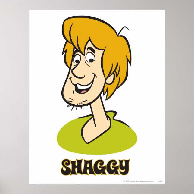 Poster Graphique de nom de schaggy (Devant)