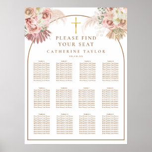 Poster Graphique de placement pour événement chrétien ave
