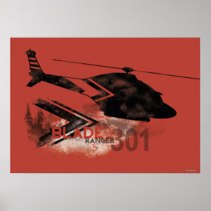 Poster Graphique de Ranger de lame