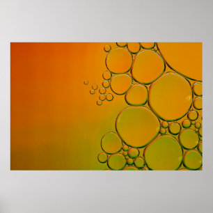 Poster Graphique de rosée d'eau