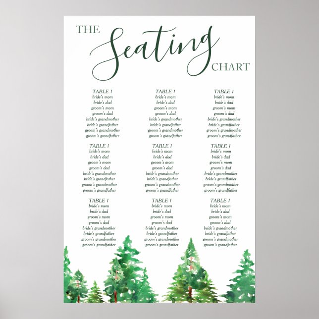 Poster GRAPHIQUE DE SIÈGE mariage (Devant)