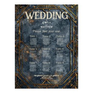 Poster Graphique de siège Mariage Imaginaire de Dwarven S