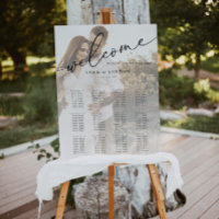 Graphique de sièges Mariage photo de script modern