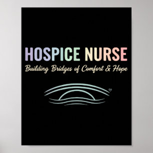 Poster Graphique de soutien infirmier palliatif en soins 
