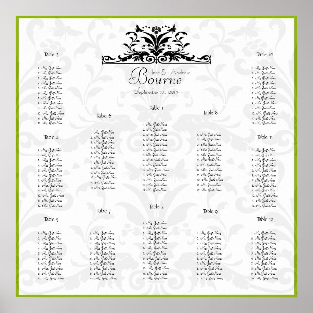 Poster Graphique de table assis Bumble Bee jaune noir Dam (Devant)