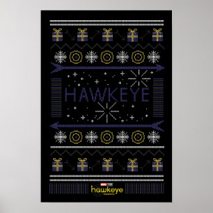 Poster Graphique de vacances hiques Hawkeye