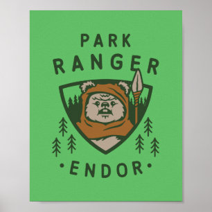 Poster Graphique de Wicket garde forestier