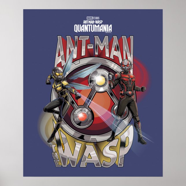 Poster Graphique des particules de l'antoine et du pym de (Devant)