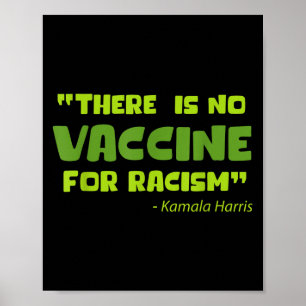 Poster Graphique d'Humour amusant vacciné Kamala Harris C
