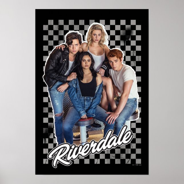 Poster Graphique du groupe Retro Riverdale (Devant)
