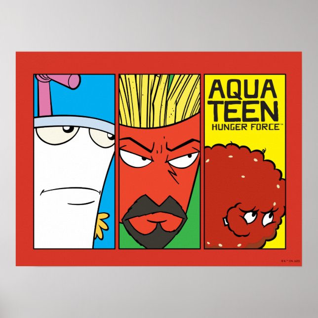 Poster Graphique du panneau de caractères de la force de  (Devant)