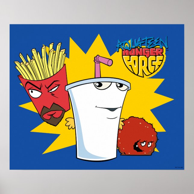 Poster Graphique explosif de la force de la faim des Ados (Devant)
